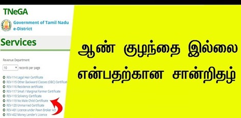 How to Apply for No Male Child Certificate Online Easily!!