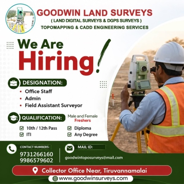 Goodwin Land Surveys Hiring Announcement